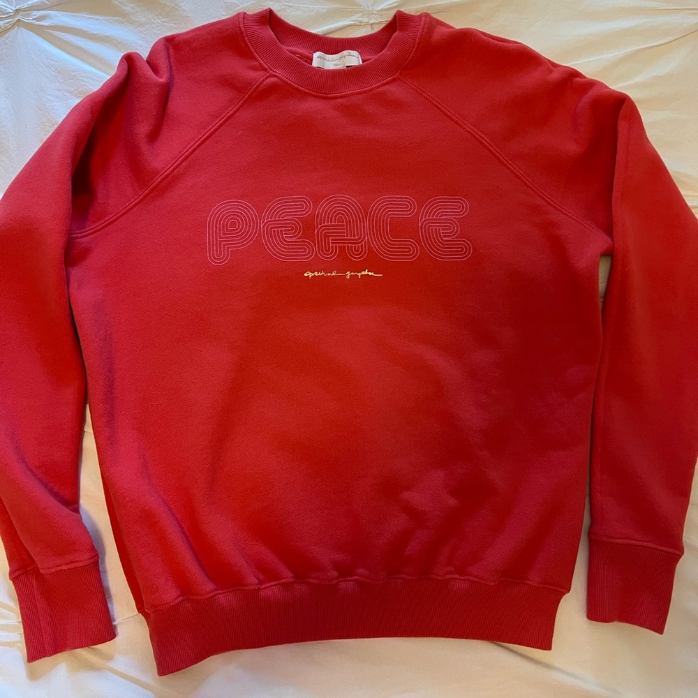 Gorgeous red Spiritual Gangster sweatshirt!